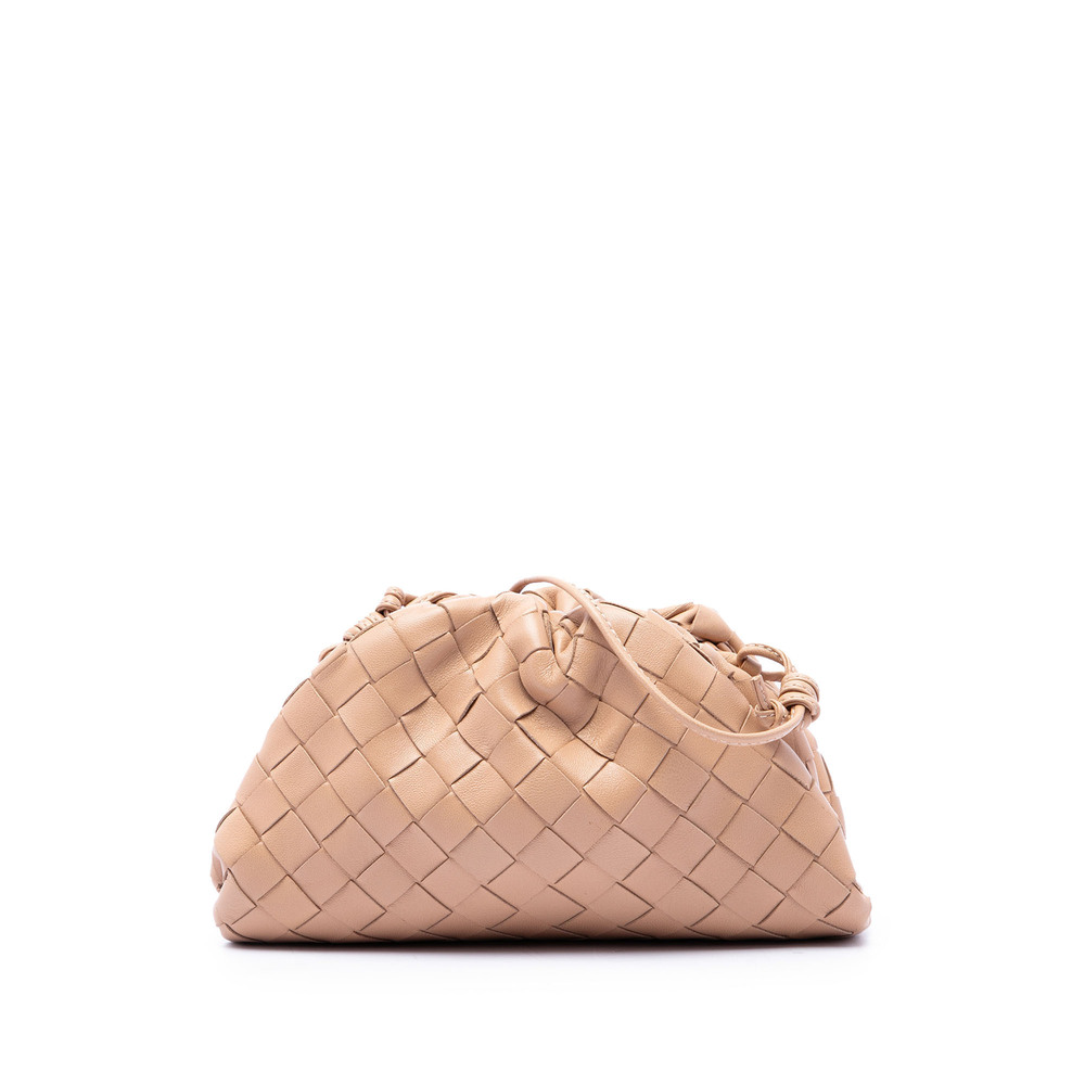 Pre-Loved Bottega Veneta Nappa Intrecciato The Mini Pouch Crossbody